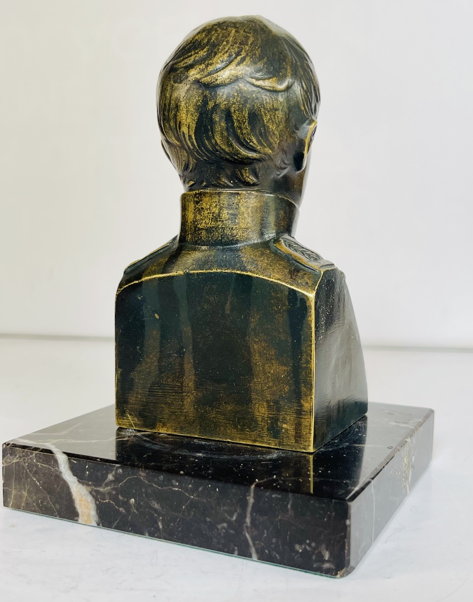 Buste en bronze de Napoléon 1er -photo-2